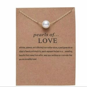“Pearls of Love” guardian angel necklace